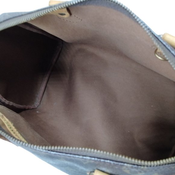 916297M Louis Vuitton Satchel Bag Speedy 35 Brown Monogram - Picture 8 of 12